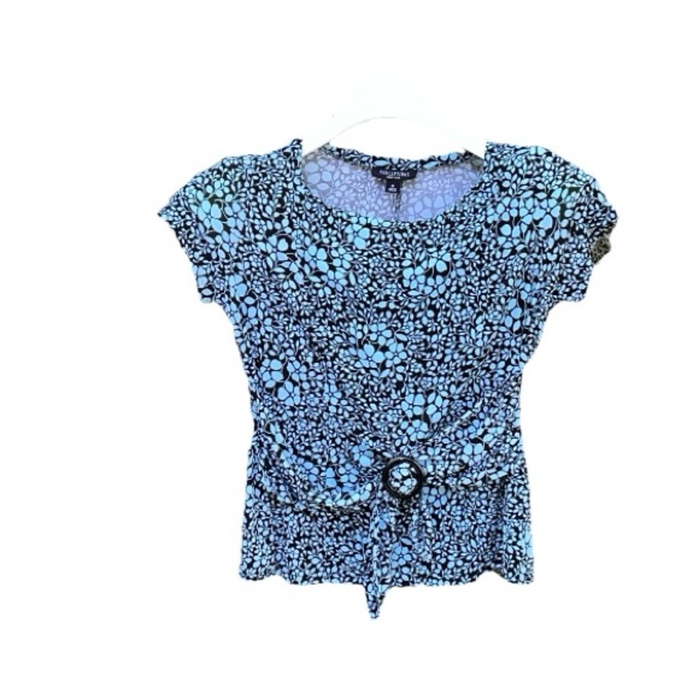 Perceptions Black And Blue Patterned 2pc Set - image 3